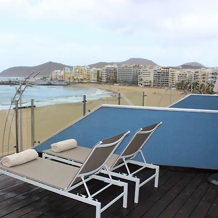 Espectacular Vivienda Primera Línea Playa Las Canteras Apartamento